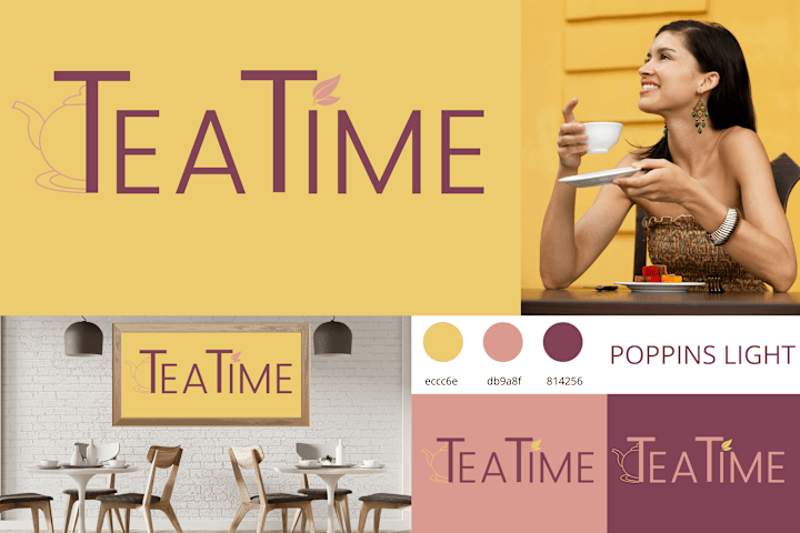 Cover image for Tea Time Cafe Logo Concept