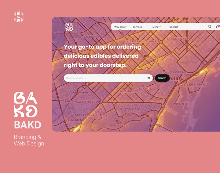 Cover image for BAKD Brand & Web Design on Behance