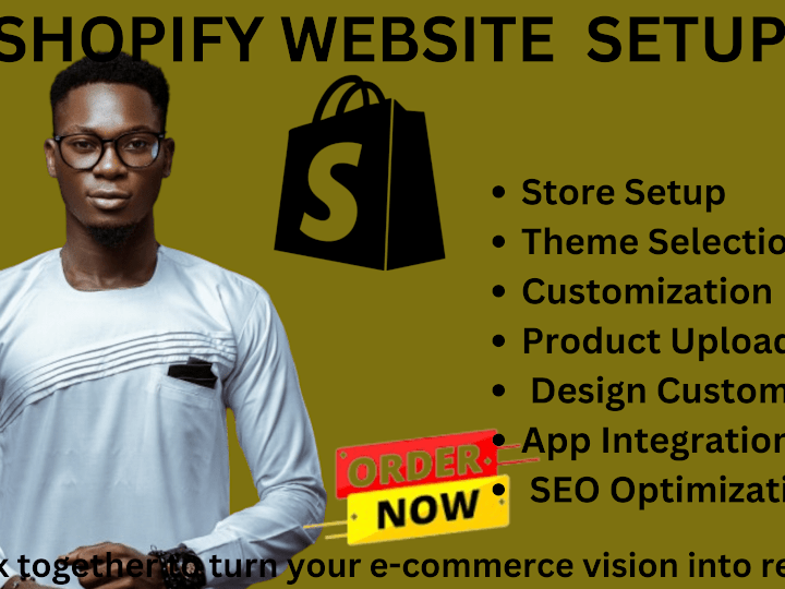 Cover image for I will setup your shopify store