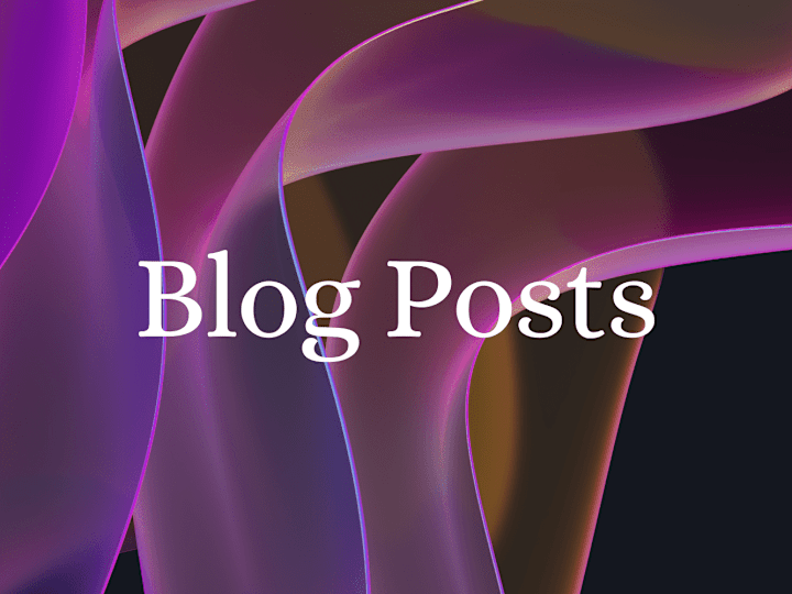 Cover image for Blog Posts That Reflect Your Brand.