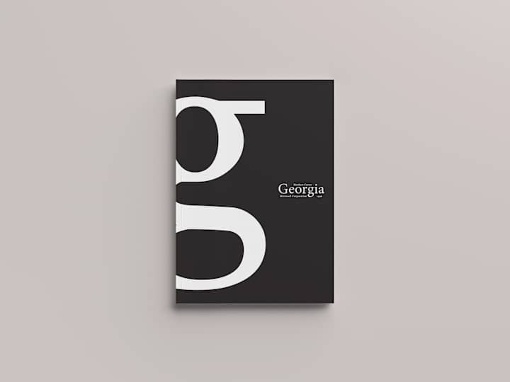 Cover image for Georgia - Specimen tipografico