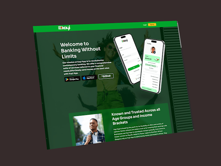 Cover image for Kayi: Full stack web application for a Fintech startup