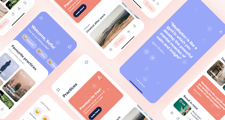Cover image for IOS App | Improve your mental health wherever you are
