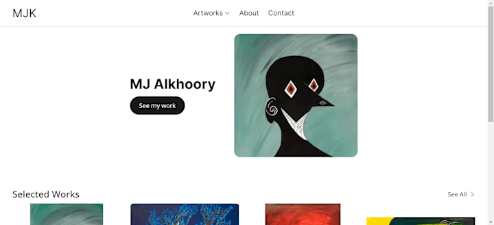 Cover image for MJ Alkhoory Art