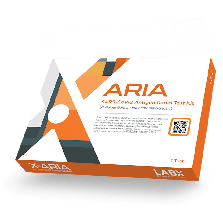 Cover image for ARIA COVID-19 ANTIGEN TEST KIT