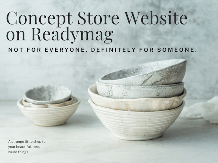 Cover image for Design a weird little store for your weird little things
