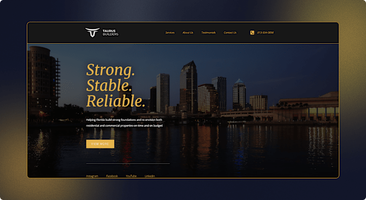 Cover image for Taurus Builders (Website)