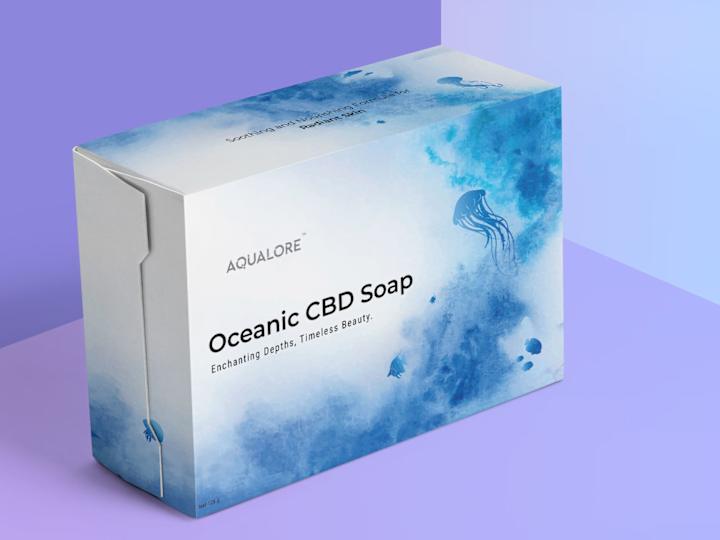 Cover image for Oceanic CBD Soap Packaging Design