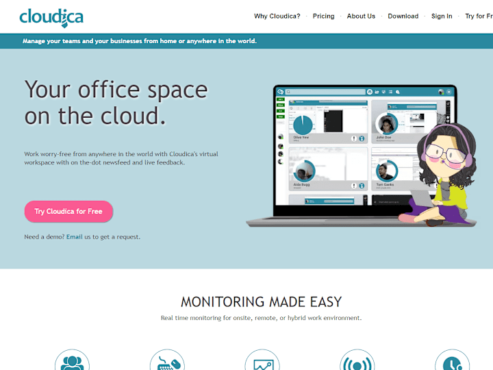 Cover image for Cloudica : Live Monitoring Software