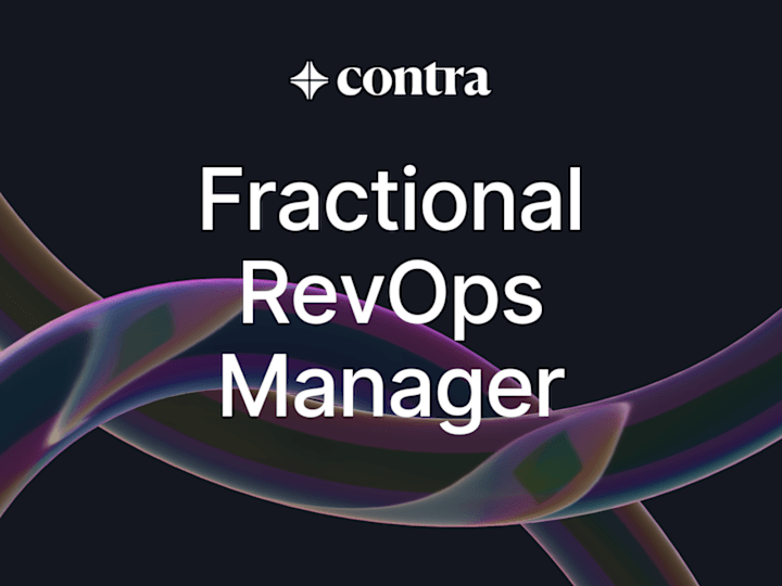 Cover image for Fractional RevOps Manager