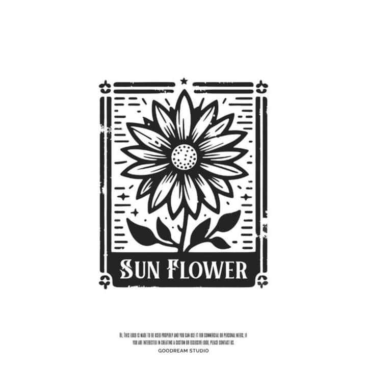 Cover image for Sun Flower Logo Design