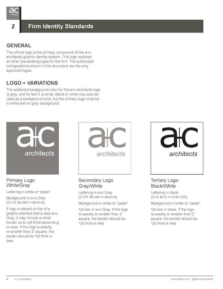 Cover image for Branding - a+c architects