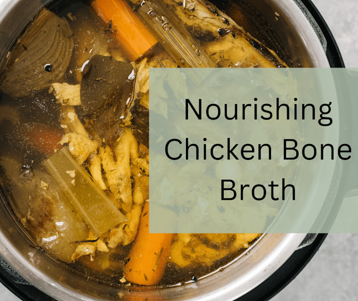 Cover image for Nourishing Chicken Bone Broth