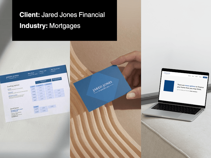 Cover image for Brand Creation and Web Design for Jared Jones Financial