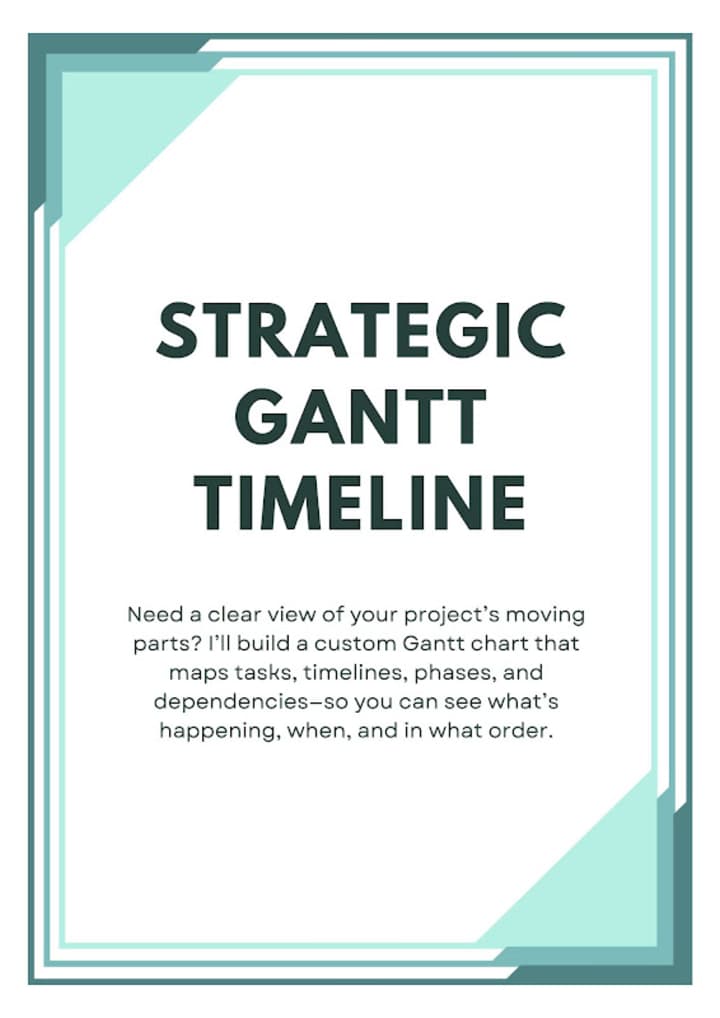 Cover image for Strategic Gantt Timeline