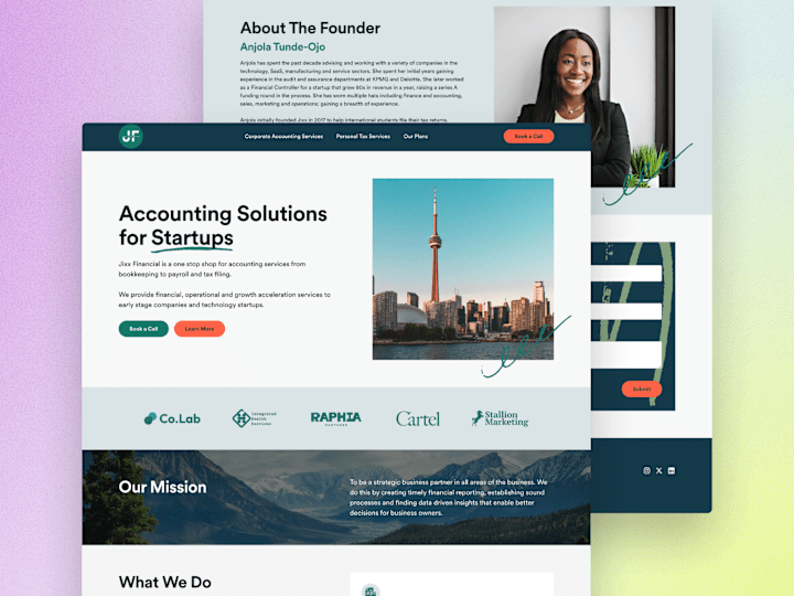 Cover image for Jixx Financial | Branding, Web Design & Webflow Development