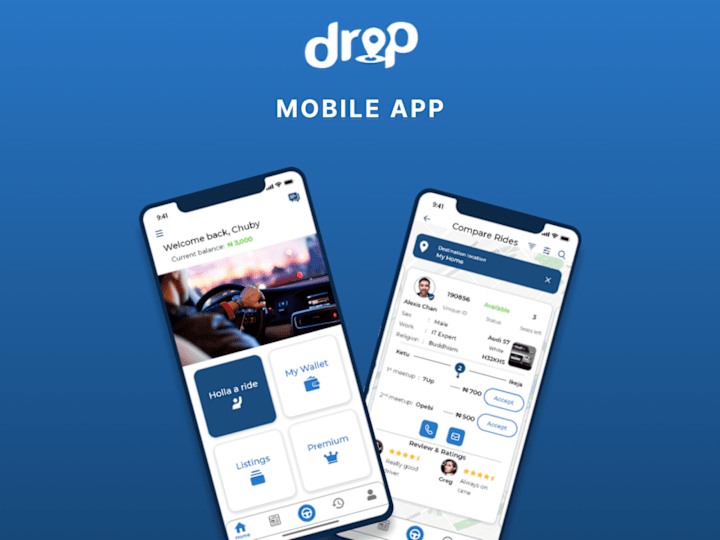 Cover image for drop mobile app