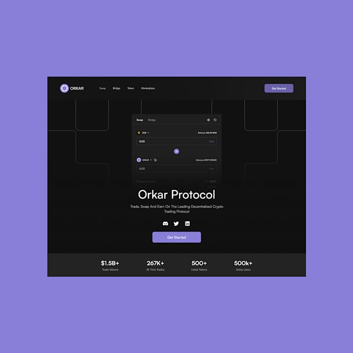 Cover image for Orkar Protocol Landing Page