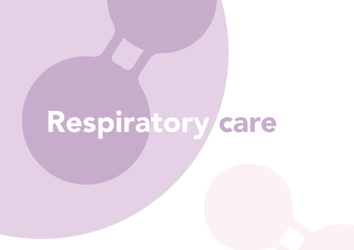 Cover image for Respiratory care