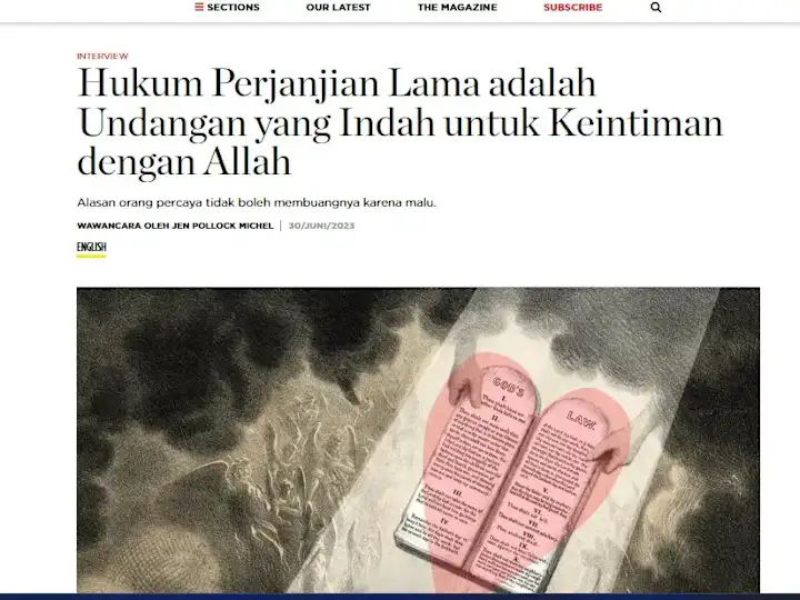 Cover image for Hukum Perjanjian Lama adalah Undangan yang Indah untuk Keintima…