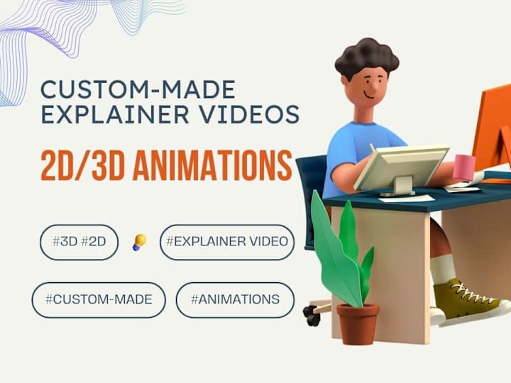 Cover image for Eye-Catching Explainer Videos | Custom 2D/3D Animations