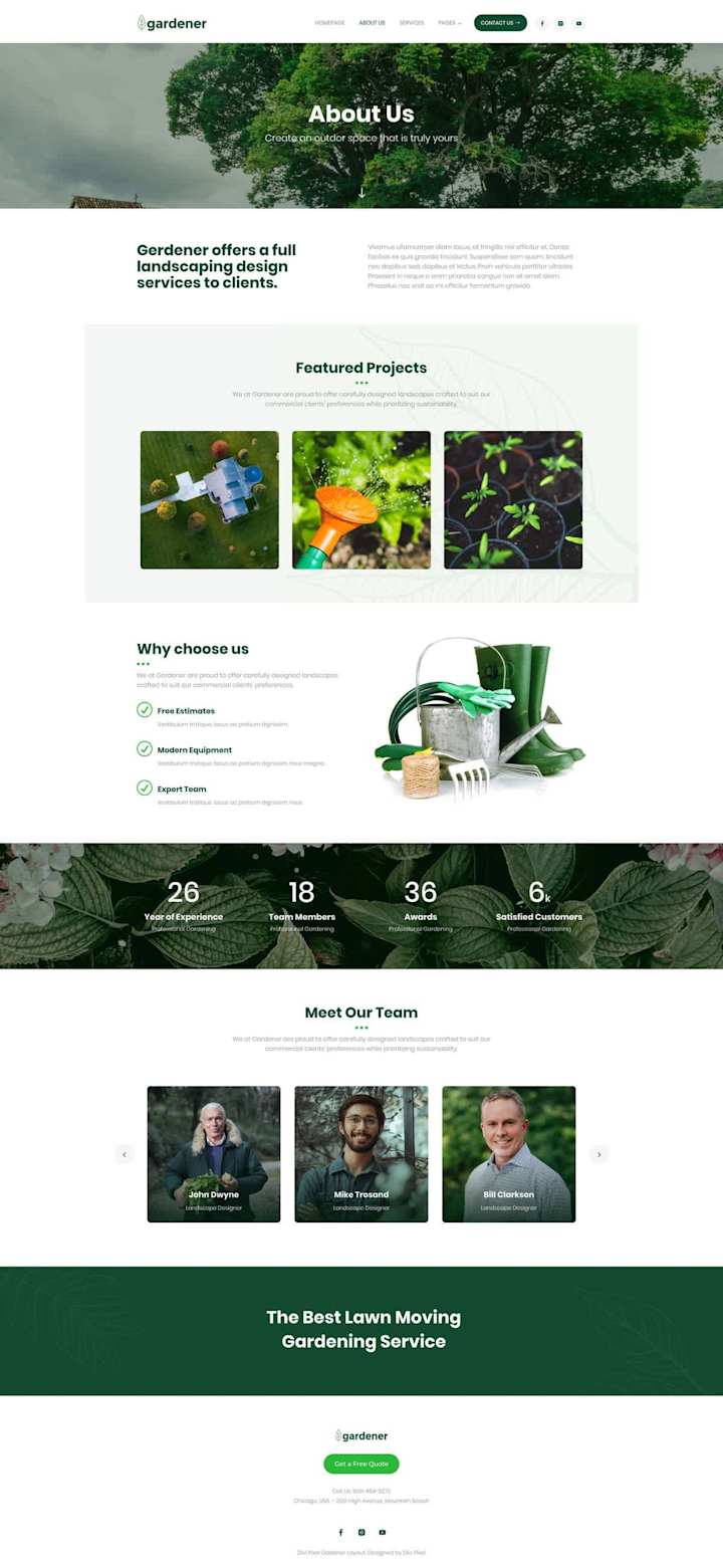 Cover image for Gardening services 