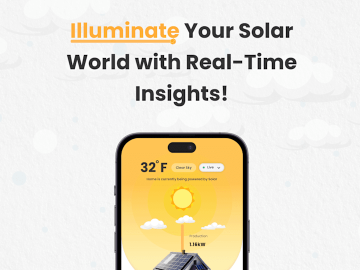 Cover image for UX for Blaze Solar Monitoring App | iOS App | Animations