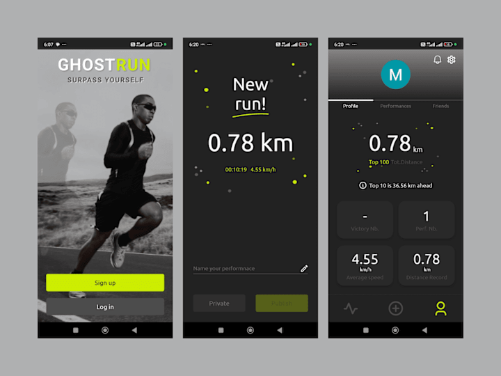 Cover image for GhostRun Mobile App with React Native