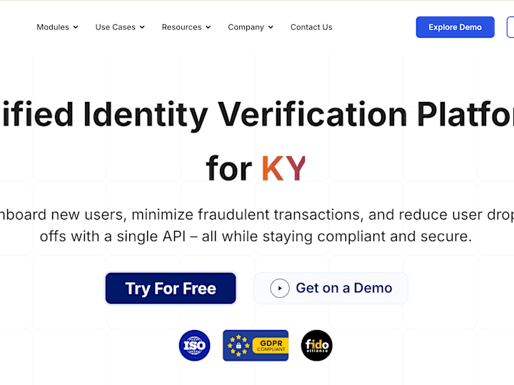 Cover image for Website for ezto verify