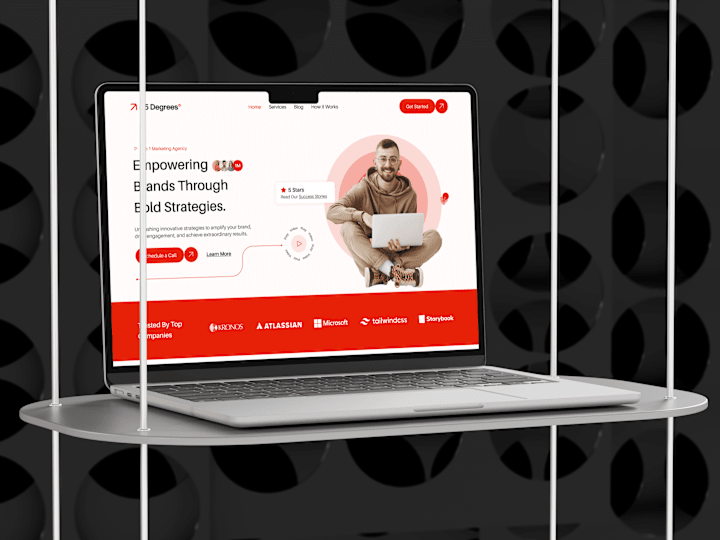 Cover image for Marketing Agency Website UI Design