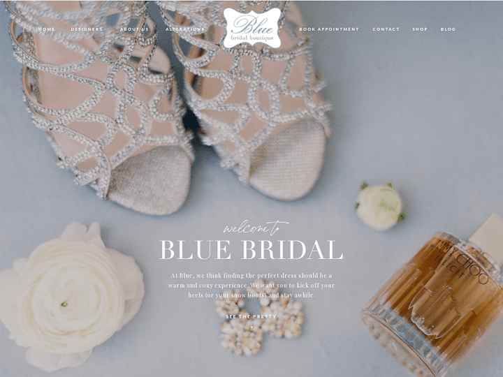 Cover image for Denver Bridal Shop - Wedding Dresses - Blue Bridal Boutique