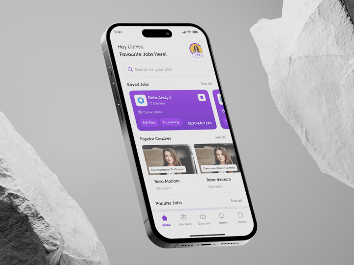 Cover image for Career Connect Mobile App - UI/UX