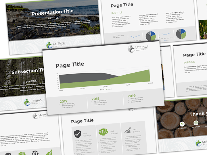 Cover image for Engaging Corporate Presentation Template 