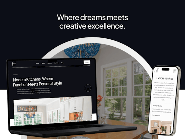 Cover image for Interior Design Website ✦ Framer