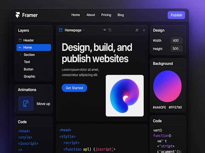 Cover image for No-Code Website Development using Framer