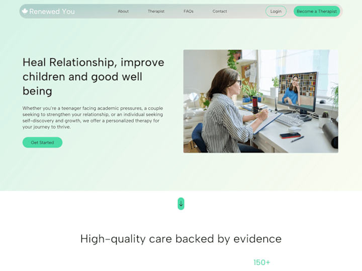 Cover image for Compassionate & User-Centered Therapy Website Design