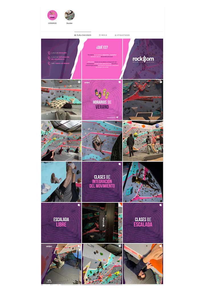 Cover image for Brand Design: Boulder Gym "Rock&Om"