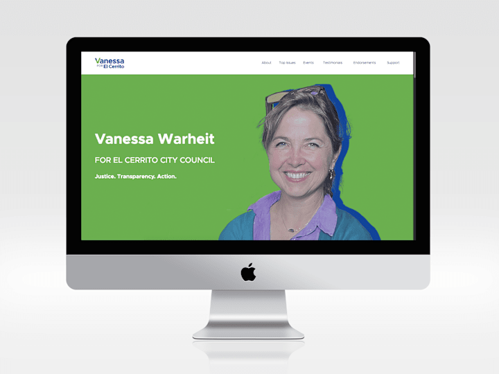 Cover image for Vanessa for El Cerrito Website