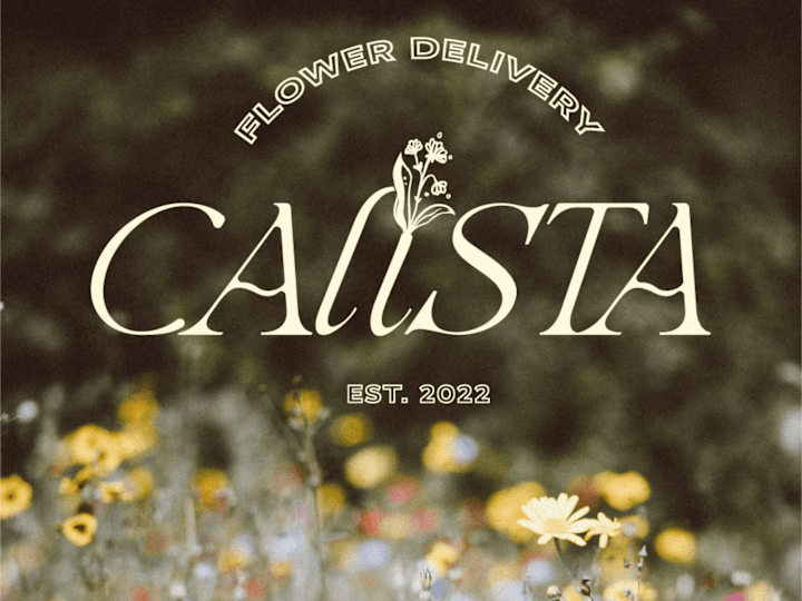 Cover image for Calista Flower Delivery Brand Design