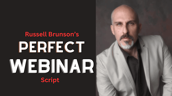 Cover image for Custom-Written "Perfect Webinar Script" by Russell Brunson