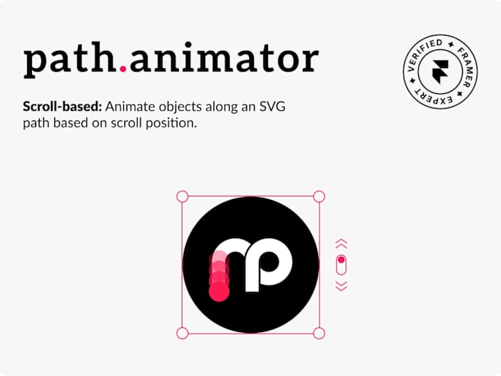 Cover image for Framer Component: path.animator (scroll)