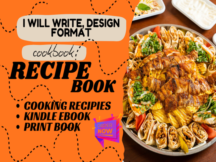 Cover image for i will design cookbook and eBook recipe design 