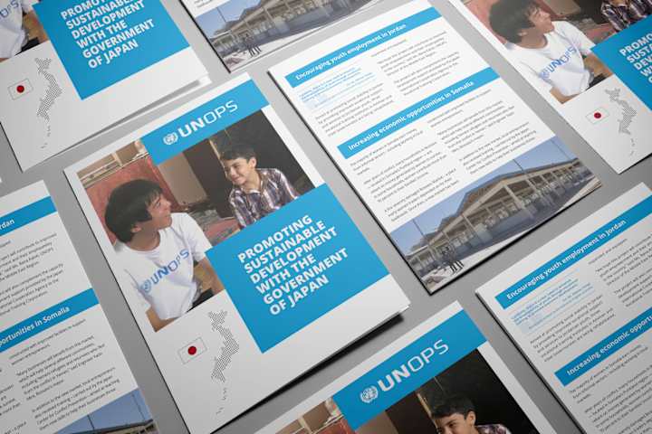 Cover image for Flyer - Promoting sustainable development with the Government of