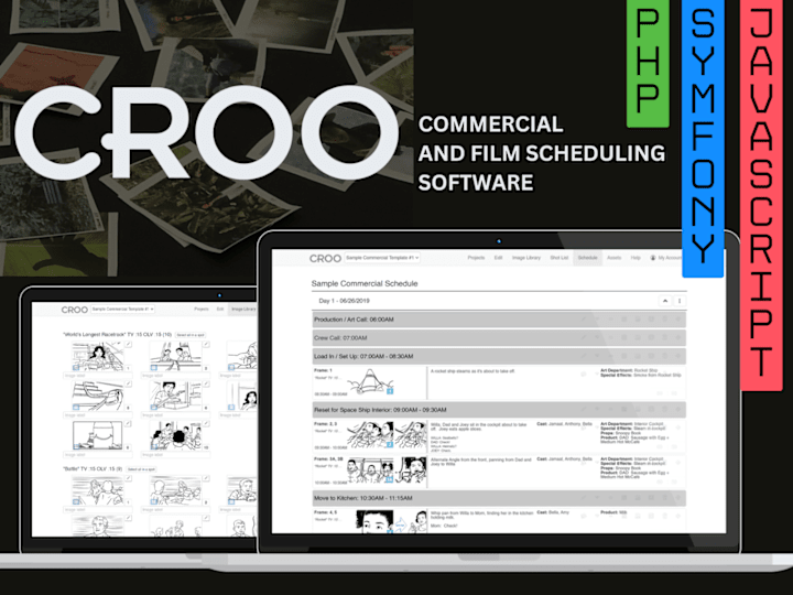 Cover image for Croo.tv — Scheduling Solution for Script-based Projects