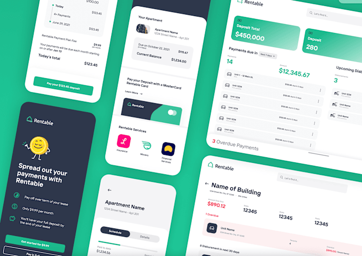 Cover image for UI/UX Consulting & Design for Rentable