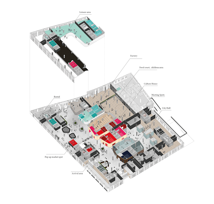 Cover image for A city within a city - User & spatial strategy