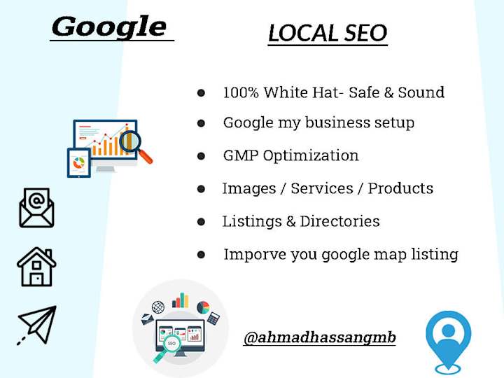 Cover image for I will google my business listing for local SEO to get business.