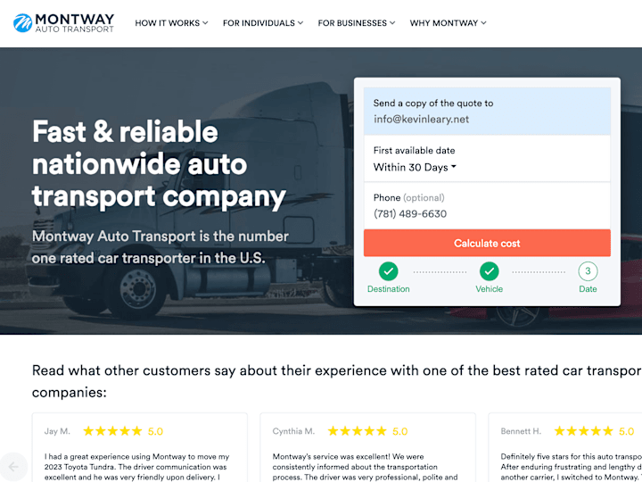 Cover image for Montway Auto Transport