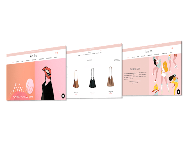 Cover image for Web Design for KIN.KO 