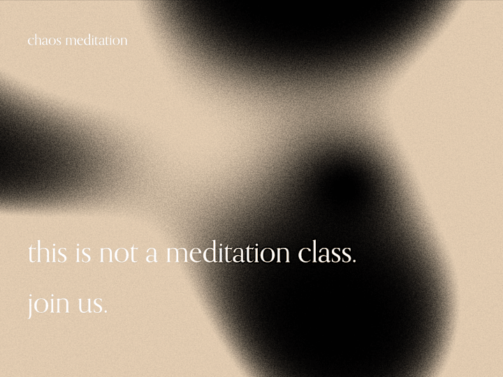 Cover image for CHAOS MEDITATION